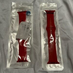 Apple Red 38/40mm watch bands
